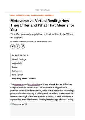 what is a characteristic of augmented reality mcq village|Metaverse 101: Explaining VR, AR, XR, and the Metaverse .